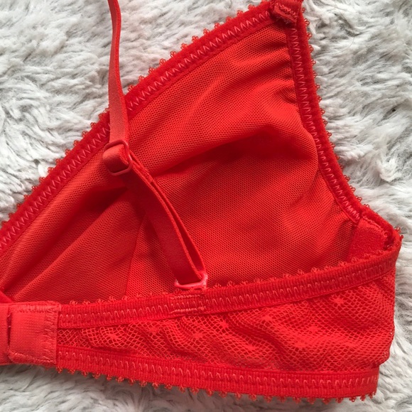 NWT J. Crew scarlet red laced bra - Picture 6 of 7